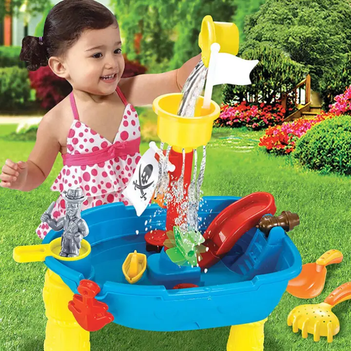 Water Table Outdoor Garden Sandbox Set 