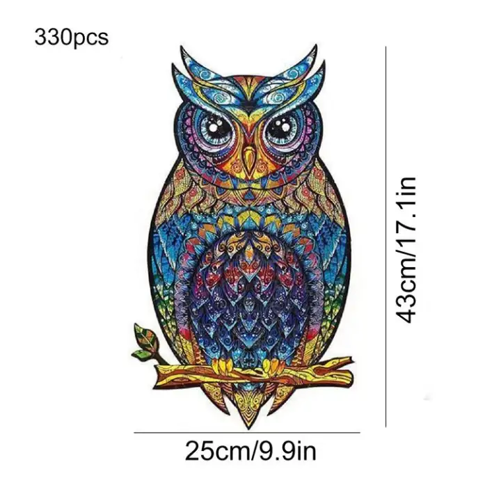 Wooden Puzzles Cartoon Fox Design For Kids And Adults Family Game Play Collection Toys Gift,Decor Puzzle Jigsaw Pieces Best For Family Puzzle Piece Wall Decor A4 Butterfly
