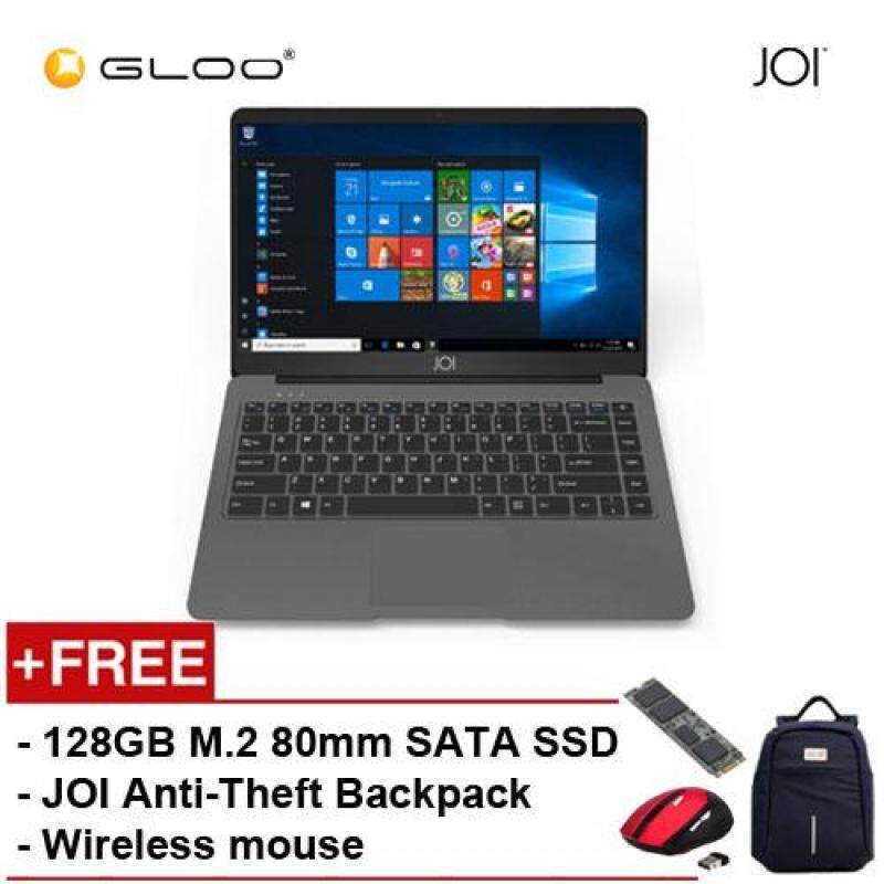 JOI Book 150 - AD-L150DG Cel N4100, 4+32GB, 14 FHD, W10 Home, Dark Grey {Free Intel® 128GB SSD + JOI Anti-Theft Backpack - Blue + Wireless Mouse} Malaysia