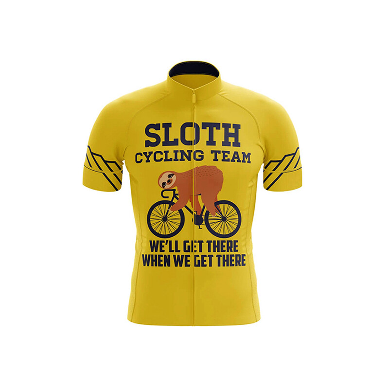 Short Sleeve Sloth Cycling Jersey Sloth V2 Short Sleeve Cycling