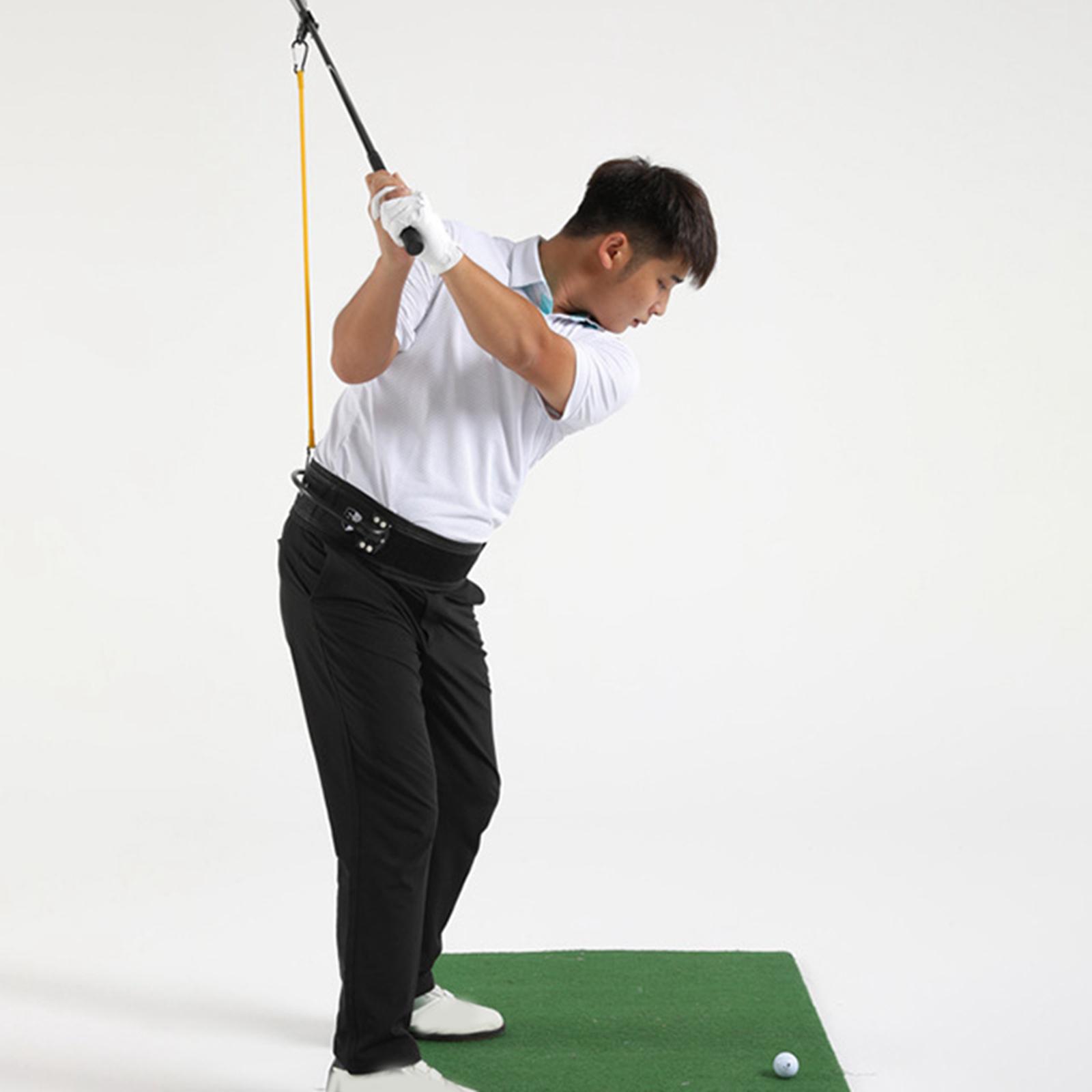 ZYMOON Golf Swing Training Aid Golf Accessories Power Waist Band Practice Exercise