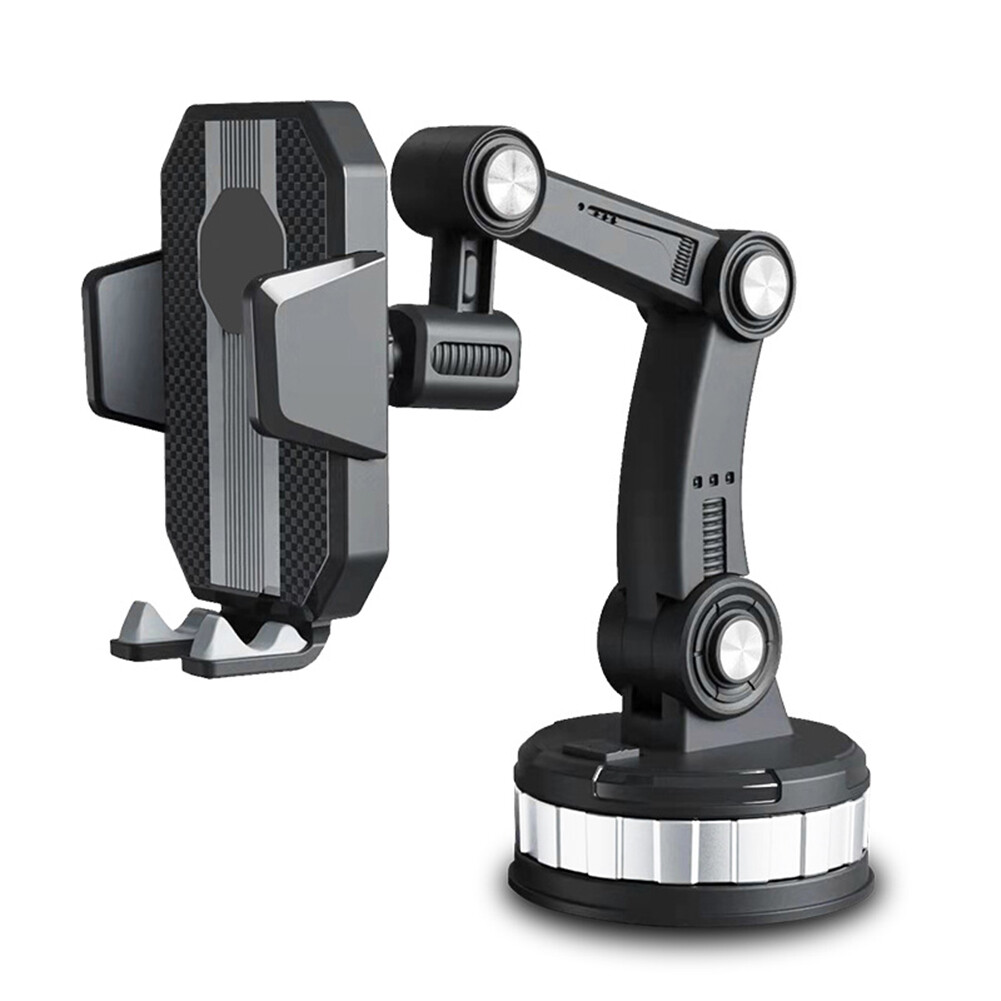 Universal Car Phone Holder Center Console Smartphone Mount Bracket Windscreen Support