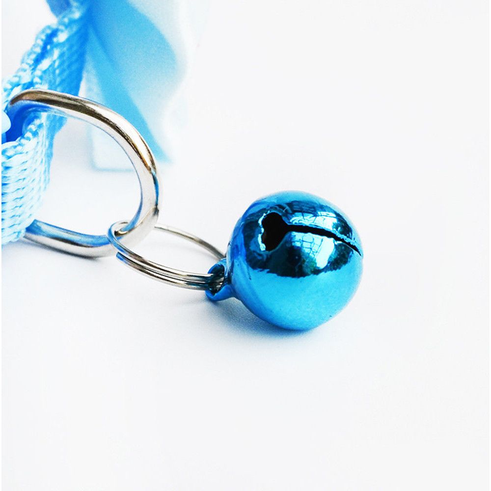 Dog Bow Bell Adjustable Kitten Collar Puppy Necktie Bowknot Cat