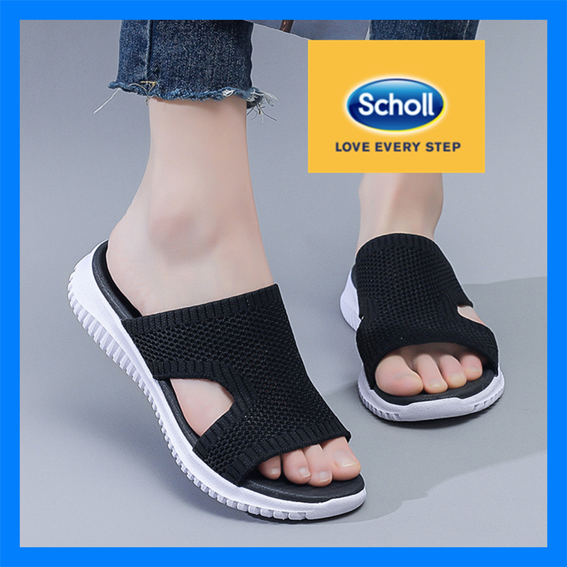 Scholl women shoes scholl Women's leather sandal shoes Women's Bohemia sandals Women's Boat Shoes Flat sandalsLoafers Shoes scholl ladies shoes Kasut wanita scholl casual sandal for women Scholl -2028