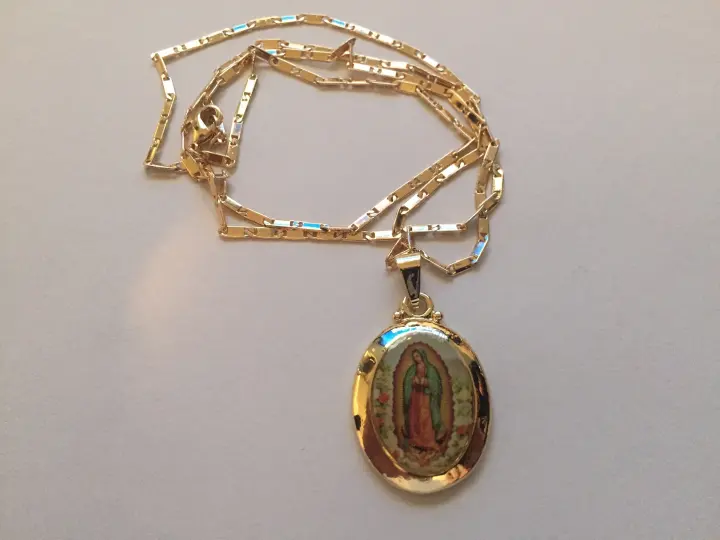 14k Gold Lady Of Guadalupe Pendant Necklaces For Women Men Jewelry Lazada Singapore - Mens 14k Gold Pendant Necklace 14k Gold Lady Of Guadalupe Pendant Necklaces For Women Men Jewelry Lazada Singapore - Mens 14k Gold Pendant Necklace