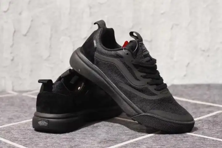 full black high top vans