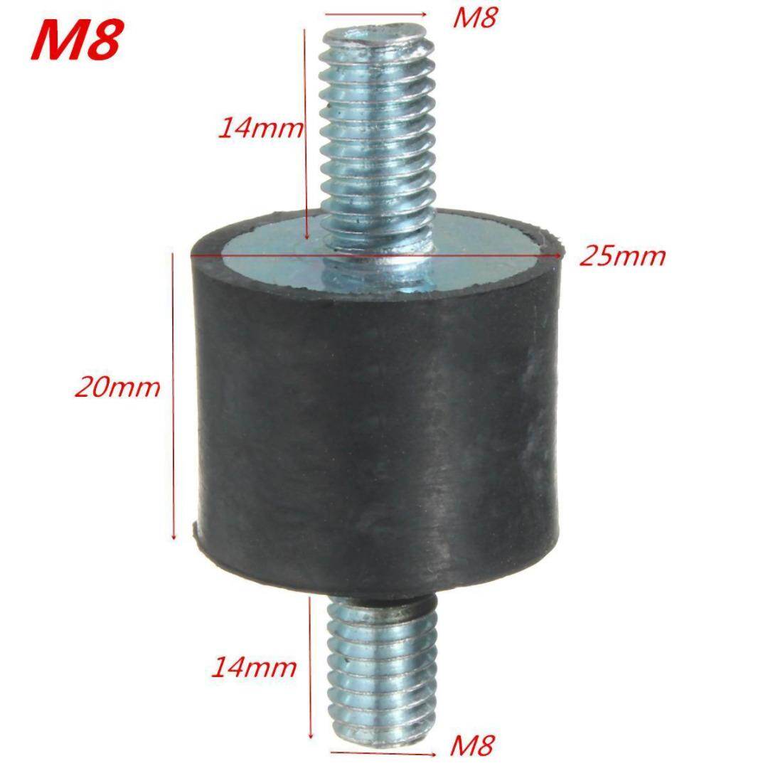 BOKALI 4pcs M5/M6/M8 Anti Vibration Rubber Mounts Shock Damper for Air Compressors Pump
