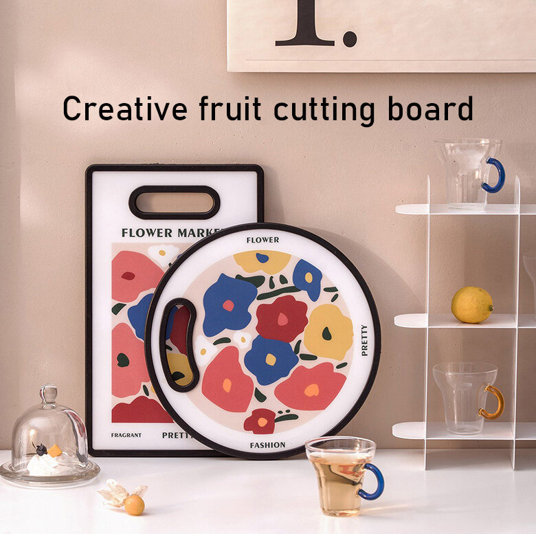 Creative PP cutting board fruit cutting board children's complementary food board vegetable bread board