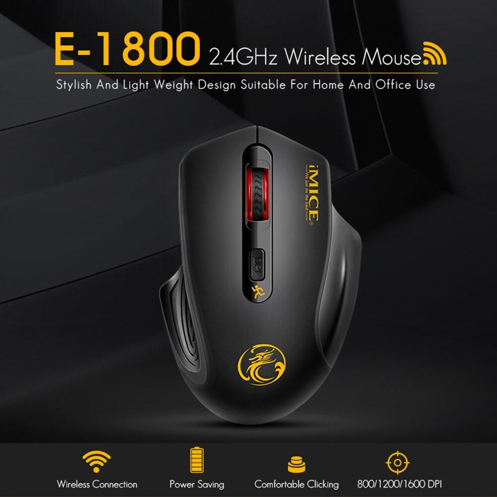 RYRA Wireless Bluetooth Mouse Gaming 2.4G 1600DPI Wireless Mouse Optical Mute Mouse For MacOS Computer Laptop PC Macbook Gaming