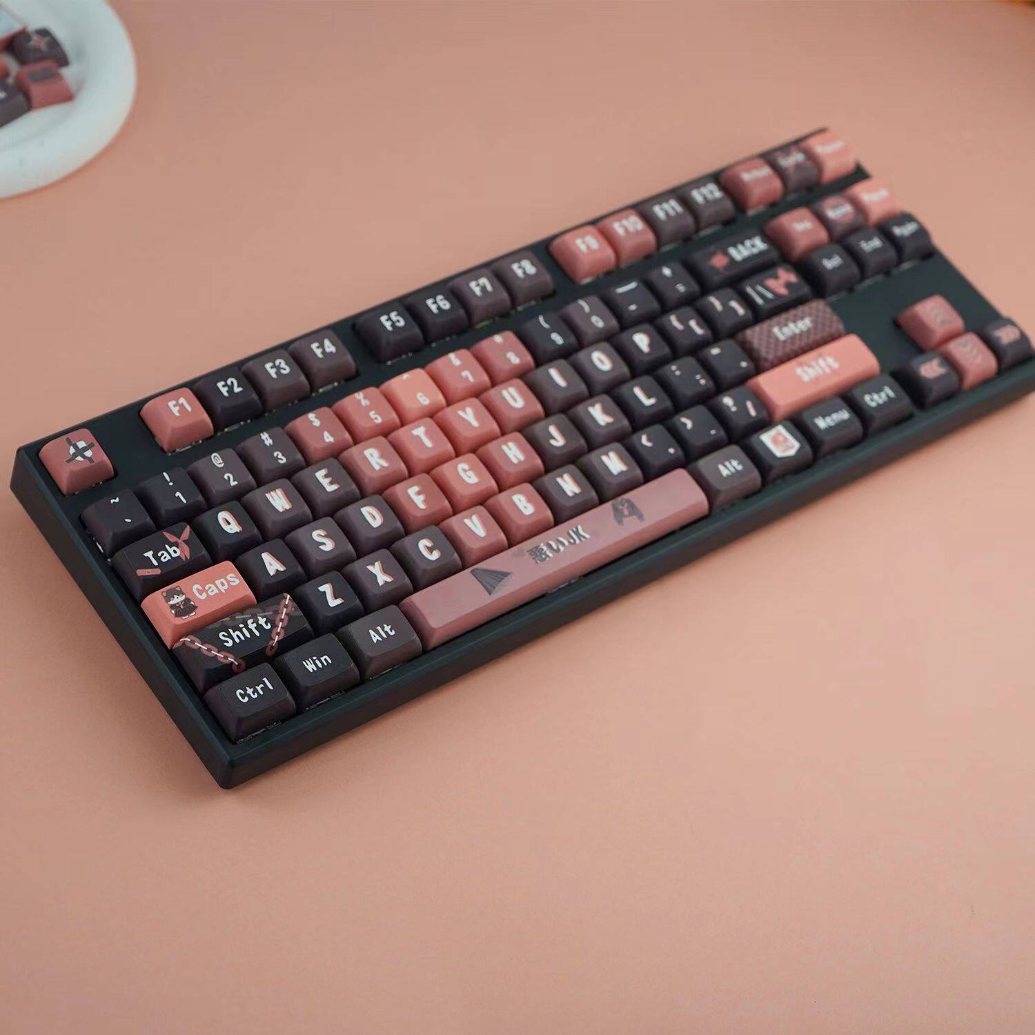 Xda profile keycap jk 127 keys pbt sublimation for cherry mx switch mechanical keyboard