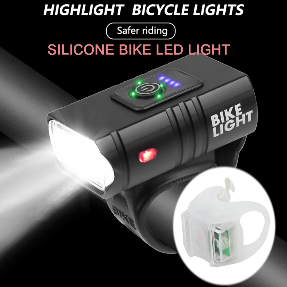 Đèn LED Xe Đạp T6 10W 800LM 6 Chế Độ USB Có Thể Sạc Lại Đèn Trước MTB