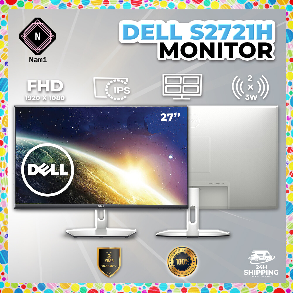 Dell S2721H 27 Inch FHD (1920x1080) 75Hz IPS LED with AMD FreeSync
