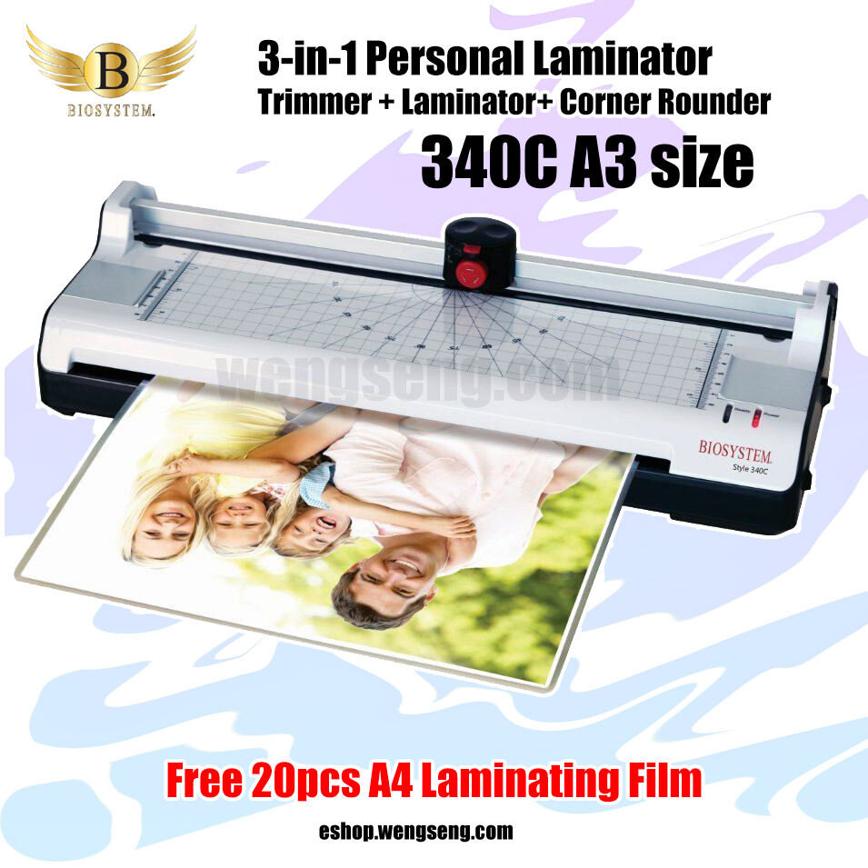 Biosystem Style 340C 3IN1 A3 LAMINATING MACHINE (trimmer + laminator