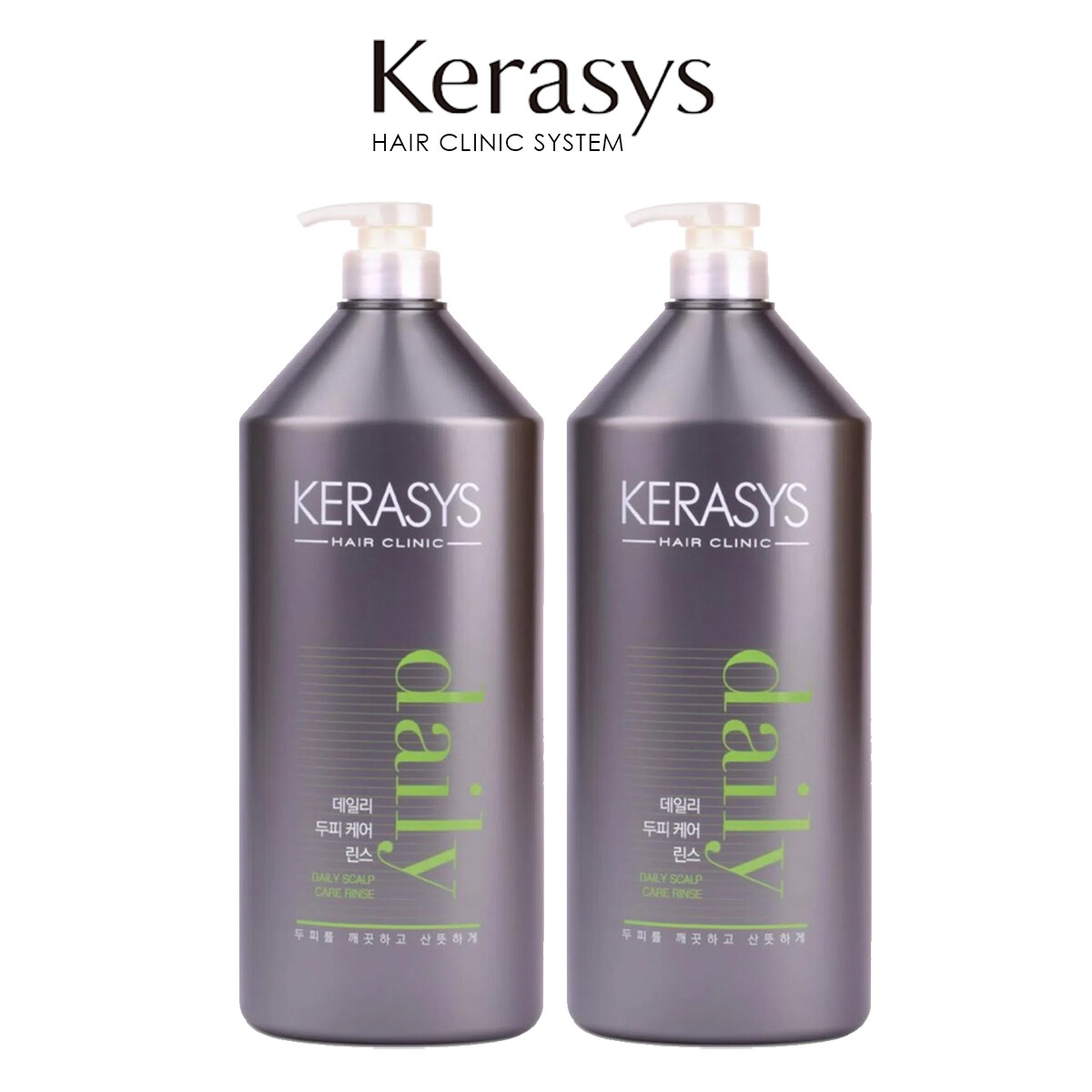 Kerasys Hair Clinic Daily Scalp Care Shampoo 1500ml / Conditioner
