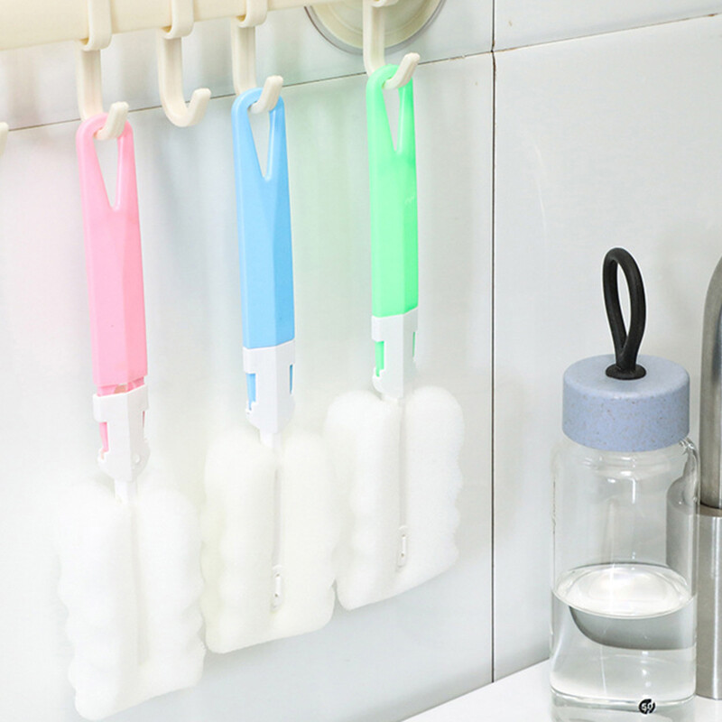 Baby Milk Feeding Bottle Brush Sponge Cleaning Tools Long handle brush