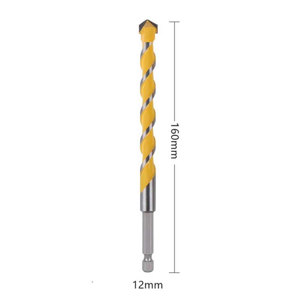 Toolstar 1Pcs 1/4" Hex Shank Concrete Wall Drill Bit Tile Granite Drill