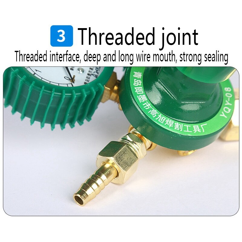 Oxygen Gas Bottle Regulators O2 Reducing Pressure Inhaler Acetylene