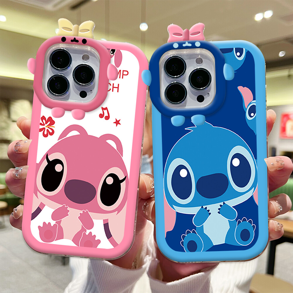 Hontinga Casing Case For Xiaomi Redmi Note 10 5G Note 10 Pro Note 11 5G Pro+ 5G Case Cute Stitch Soft Silicone Full Cover Shockproof Rubber Cases Back Cover Phone Casing Softcase For Girls