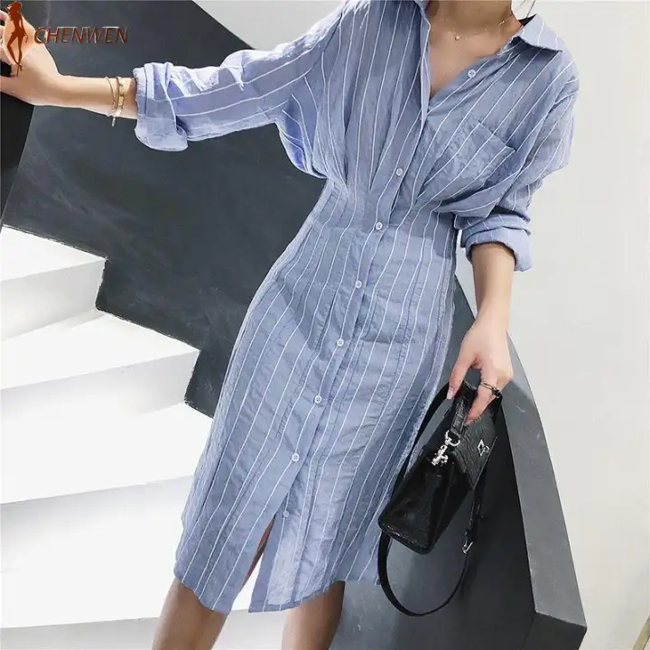 korean shirt dress