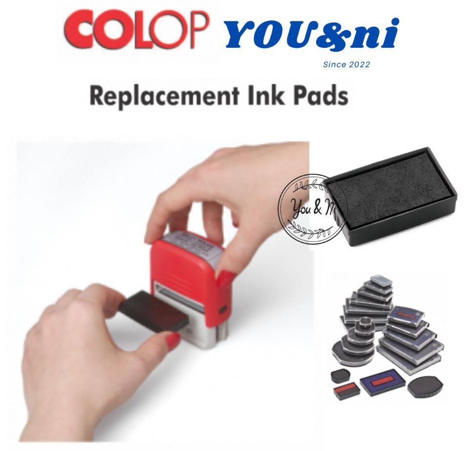 100 Original COLOP Replacement Ink Pad Round Shape Stamp Pad Model