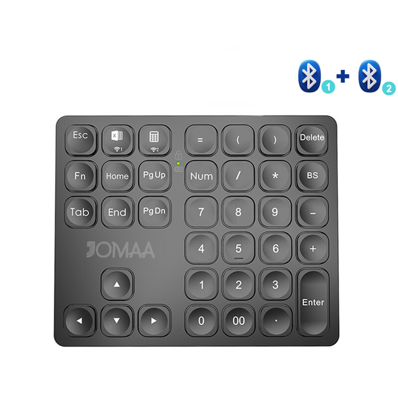 JOMAA Numeric keyboard 36keys Bluetooth Numeric Keypad Wireless