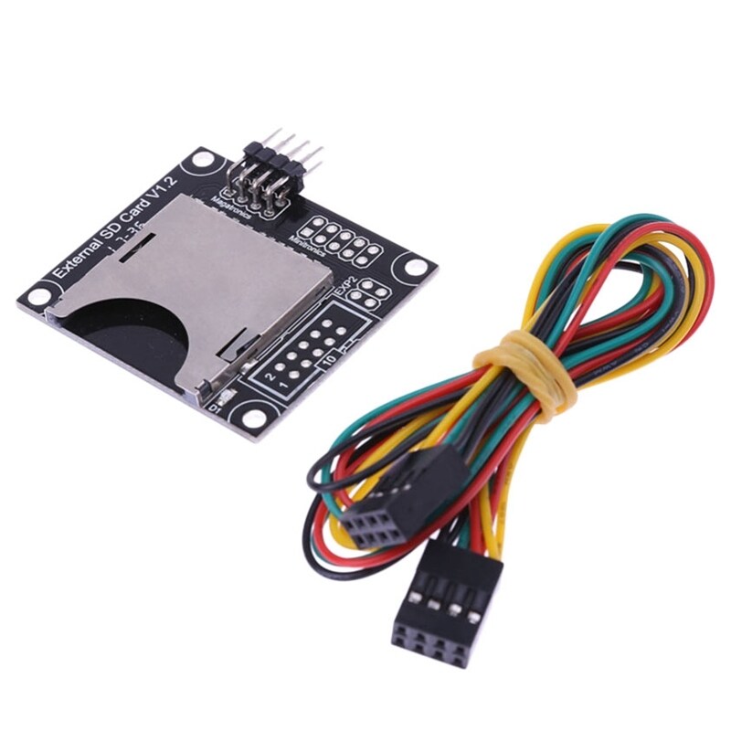 3D Printer External Sd Card Slot Module Independent External Module With Connecting Cable Line 3D Printer Parts Accessories