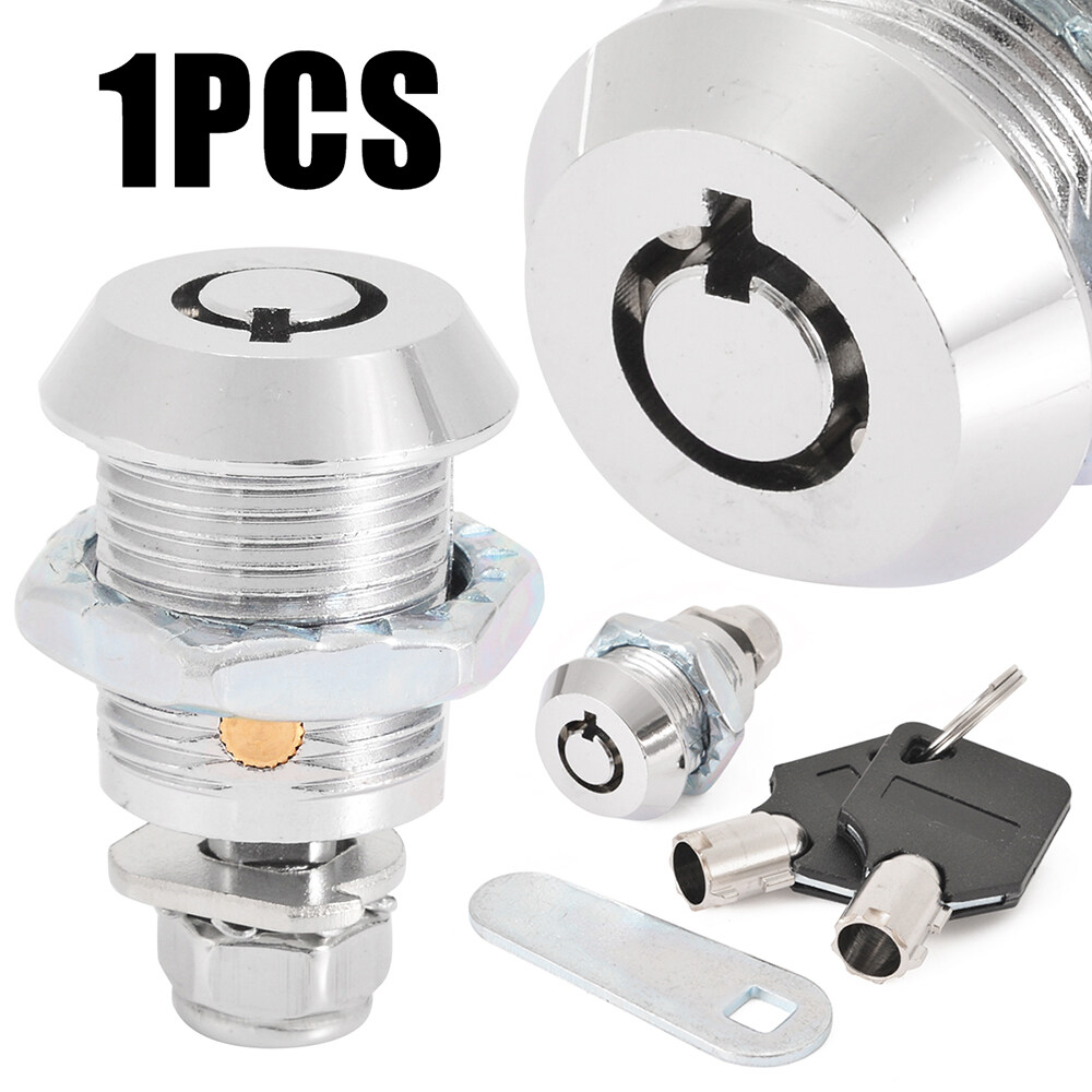 Key Cam Lock for Door Cabinet Mailbox Drawer Cupboard 16//20//25//30mm Zinc Alloy