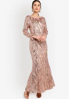 zalia sequin mermaid dress