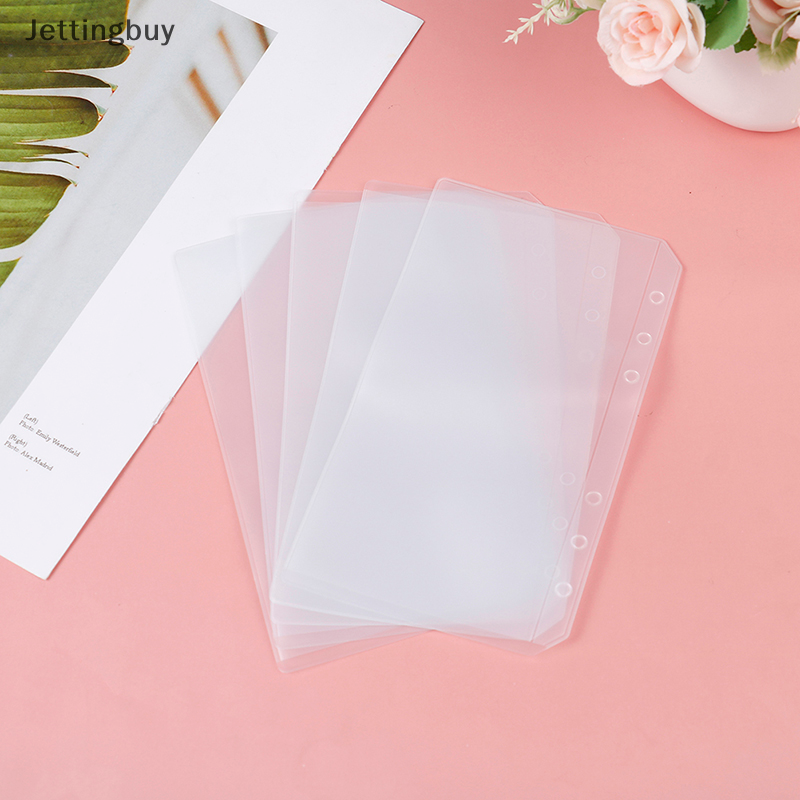 Flash Sale 1PCS Binder Pockets A5 A6 A7 Binder Folders for Notebook Binder Transparent