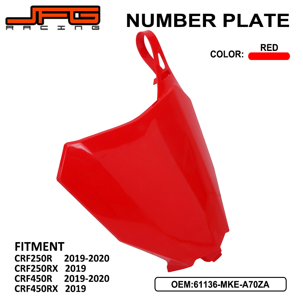 Jfg racing motorcycle bodyset fairing plastic fender body kit for honda crf250r 2019-2020 crf250rx 2019 crf450r 2019-2020 crf450rx 2019 dirt bike off road motorcross motocross accessories