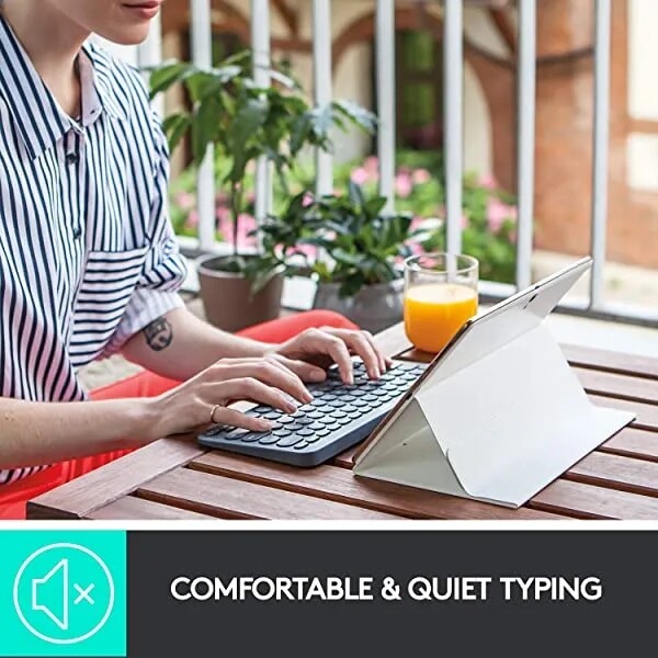 Logitech K380 Multi-Device Bluetooth Keyboard For PC, Notebooks, Phones & Tablets