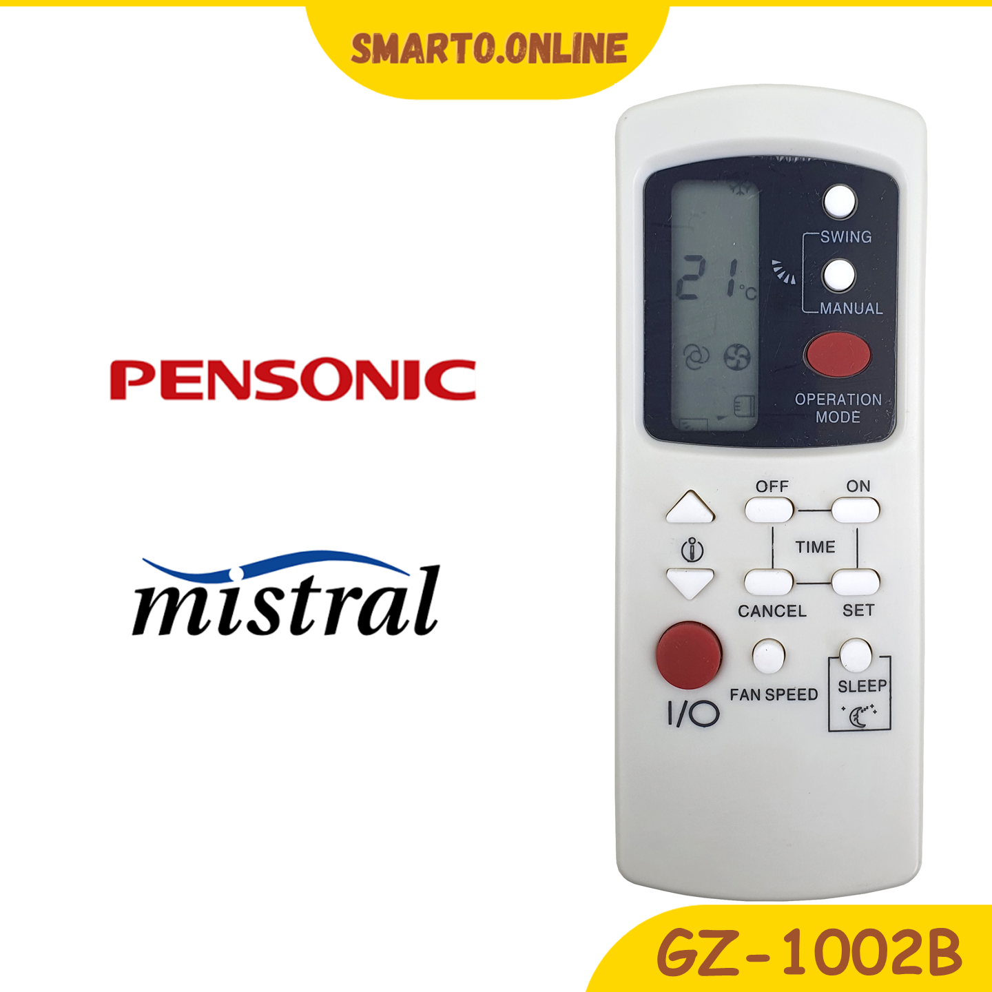 Pensonic/ Mistral Air Cond Aircond Air Conditioner Remote Control GZ