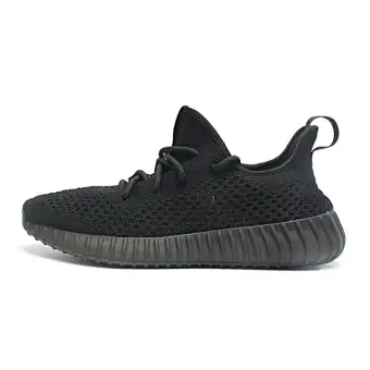 pure black sports shoes