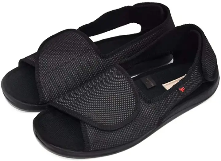 mens slides wide width