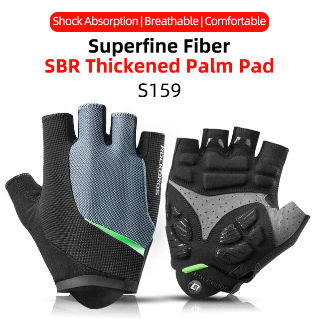 ROCKBROS Cycling Socks Finger Gloves Men Women Anti Slip Breathable Gel Cushion Motorcycle Gloves Bicycle Gloves