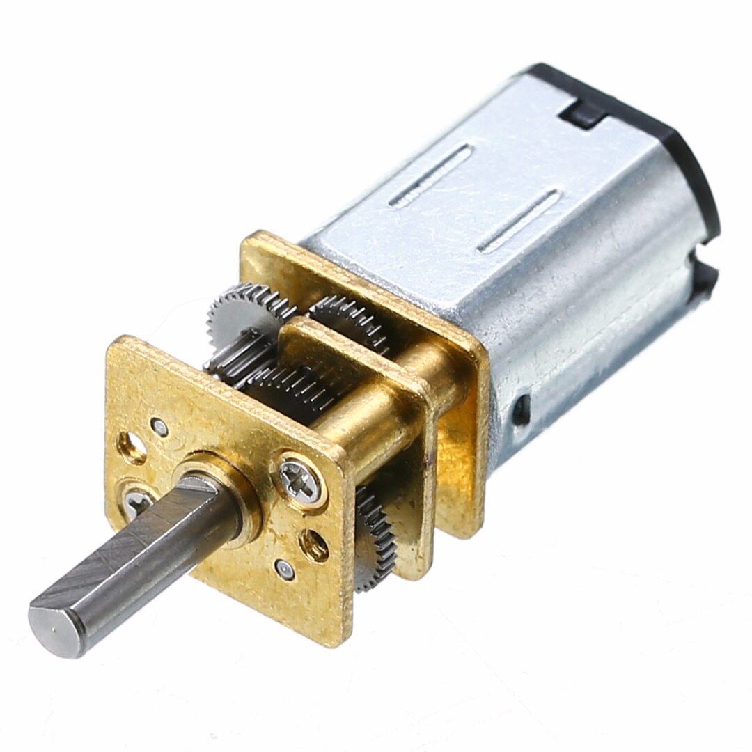 BOKALI 1pcs DC 12V 100RPM Mini Metal Gear Motor with Gearwheel N20 3mm Shaft Diameter