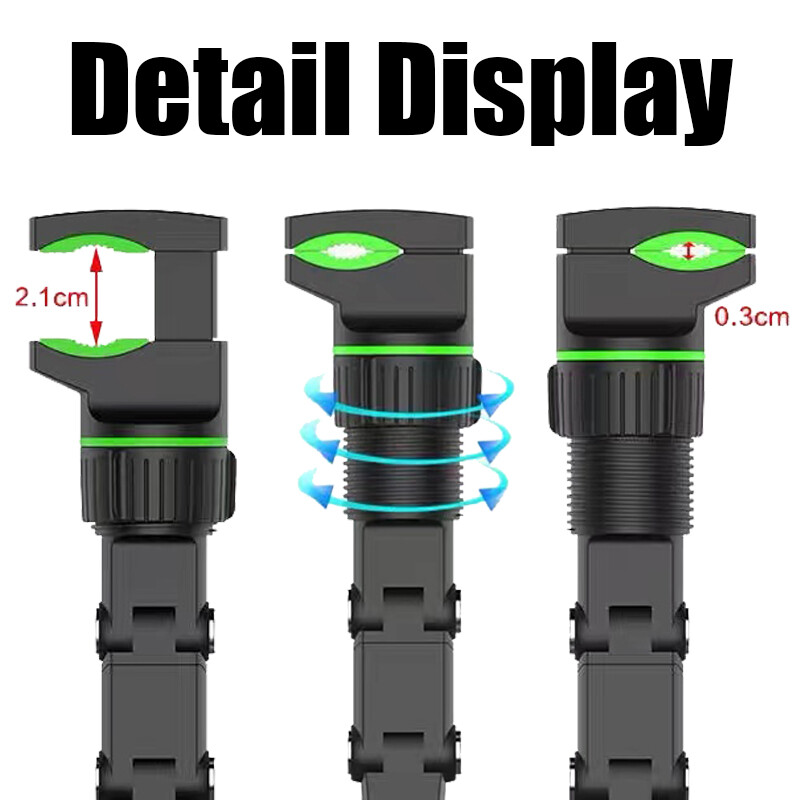 Car Phone Holder Rearview Mirror Mount 360 Rotate Hidden Navigation Hanging Bracket Multifunctional Stand Phone 4.0-6.1 Inch