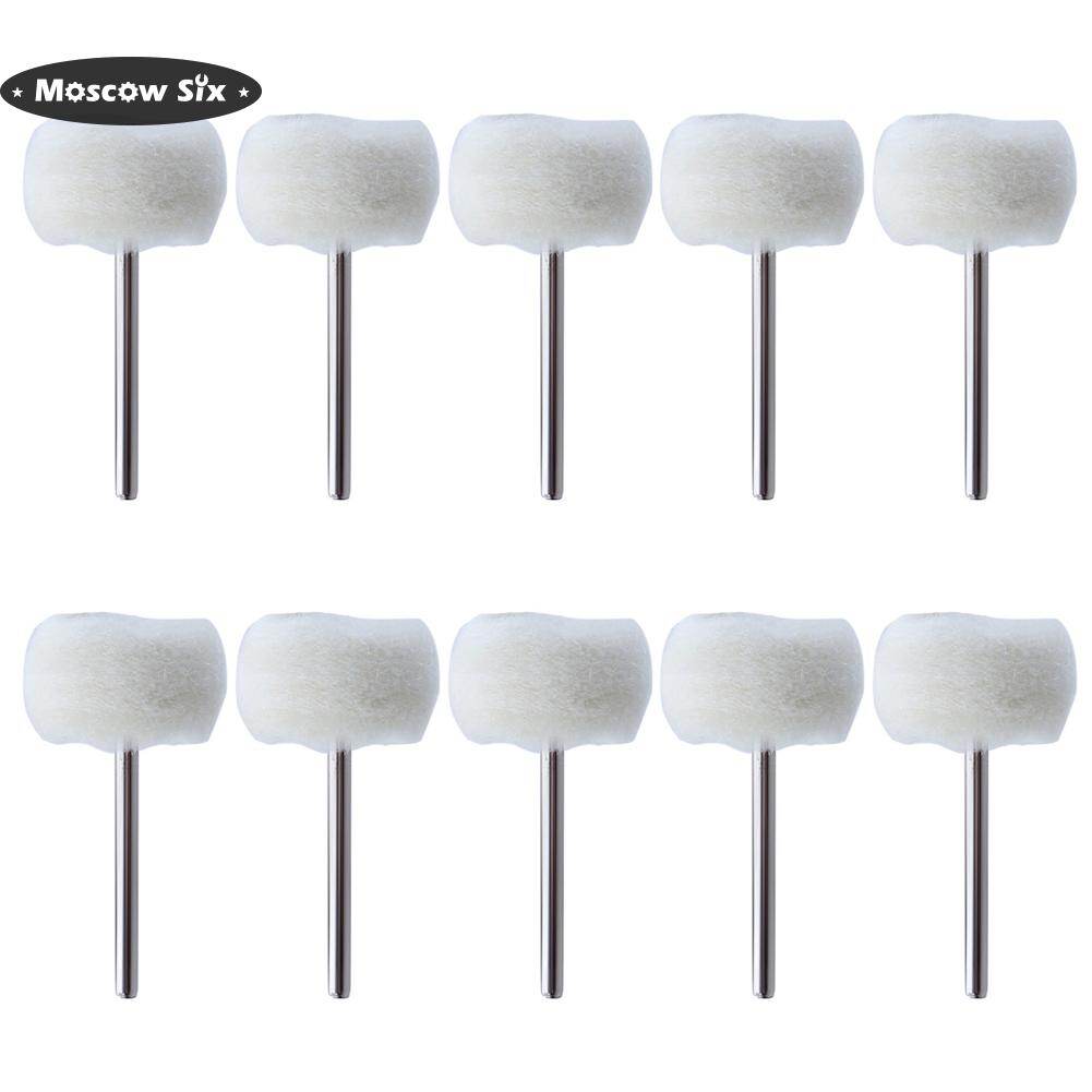 3mm Shank Wool Polishing Abrasive Brush Grinding Buffing Wheel Hand Tools
