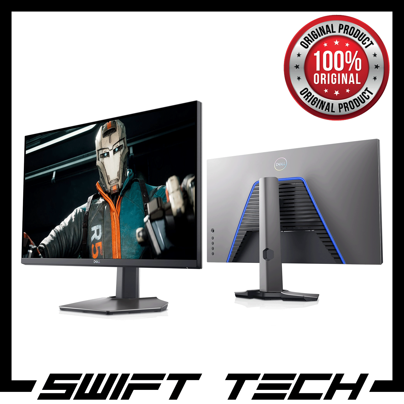 DELL 27" S2721DGF QHD MONITOR WITH 165HZ REFRESH RATE AND 1MS RESPONSE TIME GAMING MONITOR