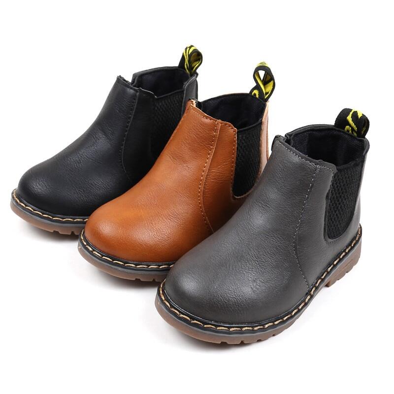 black infant chelsea boots
