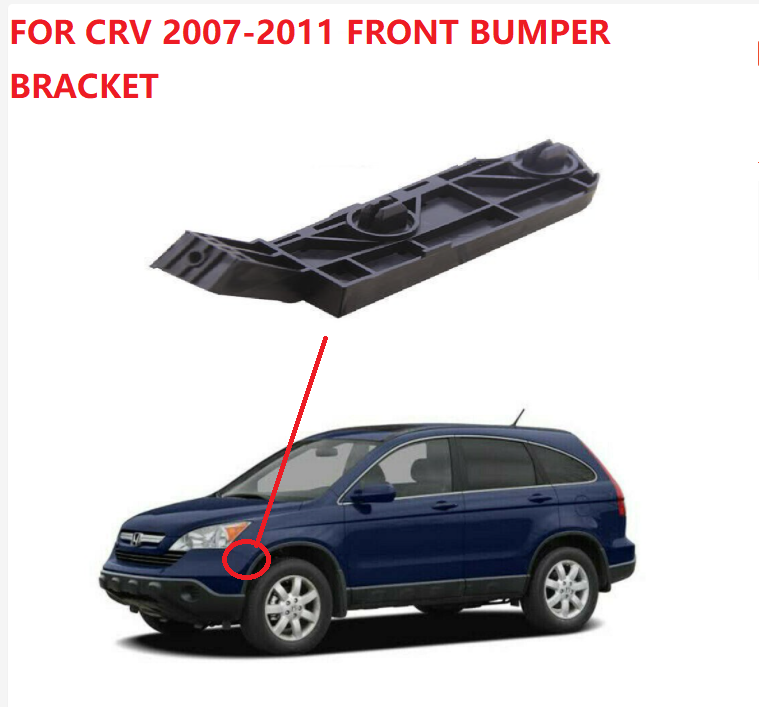 Front Bumper Bracket Set For 2007-2011 Honda CR-V – Driver & Passenger Side