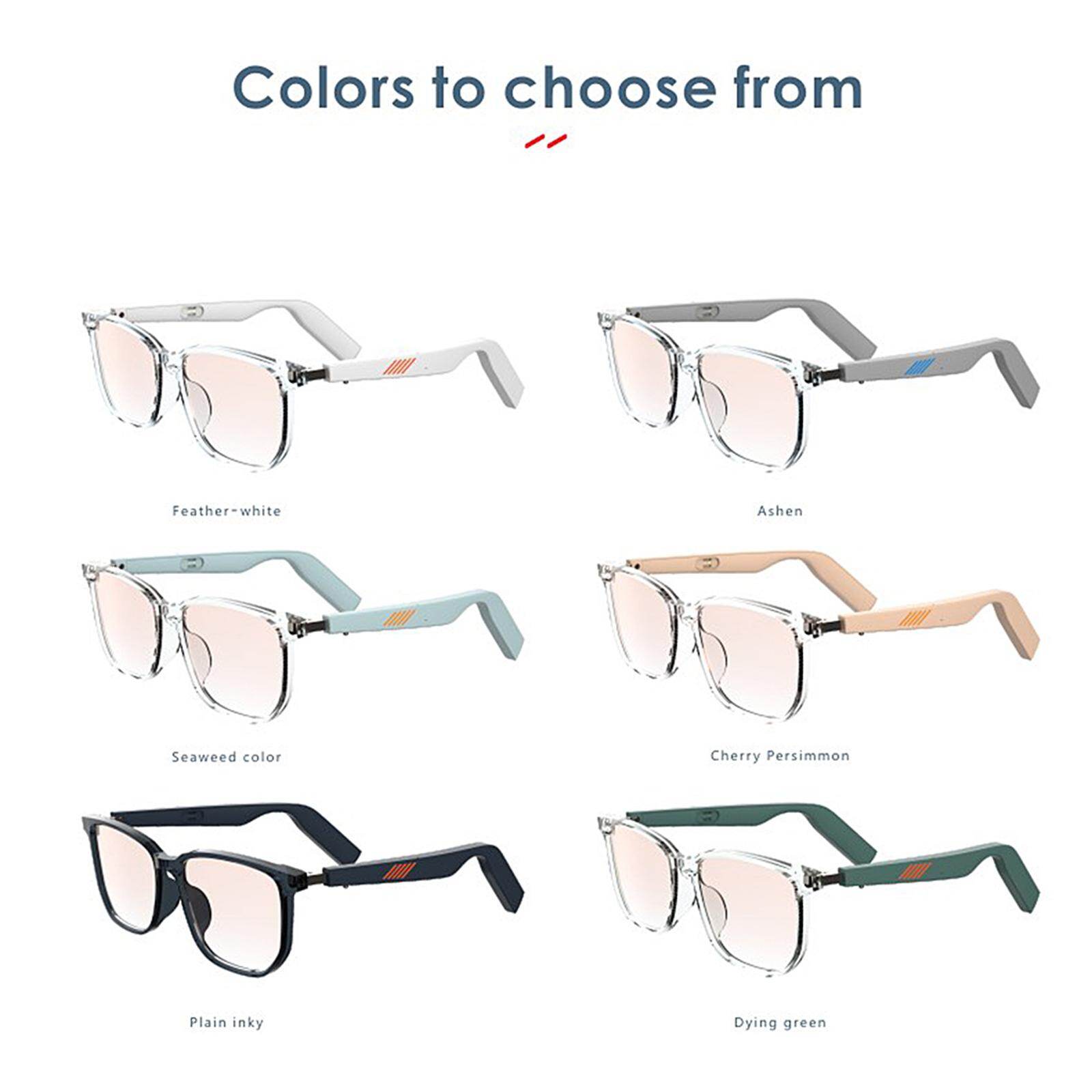 CCCUE Audio Sunglasses Smart Bluetooth Wireless Music Headset Glasses Waterproof