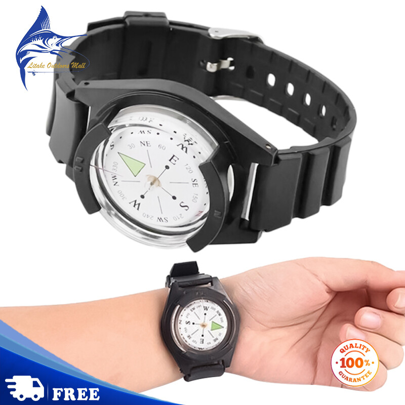 Wrist Type Compass Portable Waterproof High Precision Wrist Watch Compass