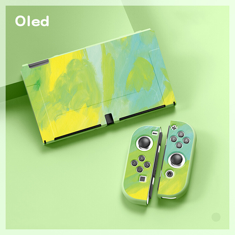 DISOUR Ốp Bảo Vệ OLED Cho Nintendo Switch Ốp Chơi Game Switch NS OLED Ốp Mềm Bao Gồm Tất Cả TPU Cho Máy Chủ Console Ốp Bảo Vệ