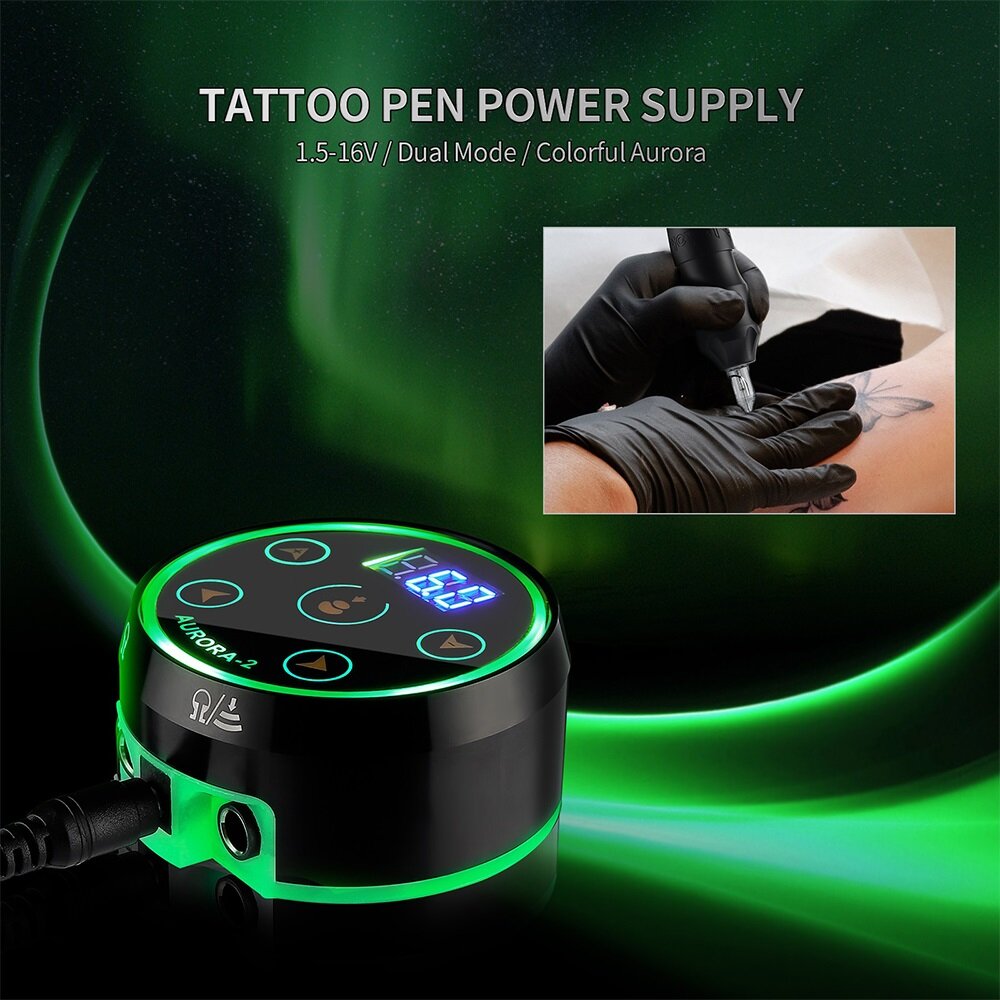 foreverlily Ta ttoo Pen Power Supply Dual Connecting Interfaces Stable Performance With LCD Screen Power Supply
