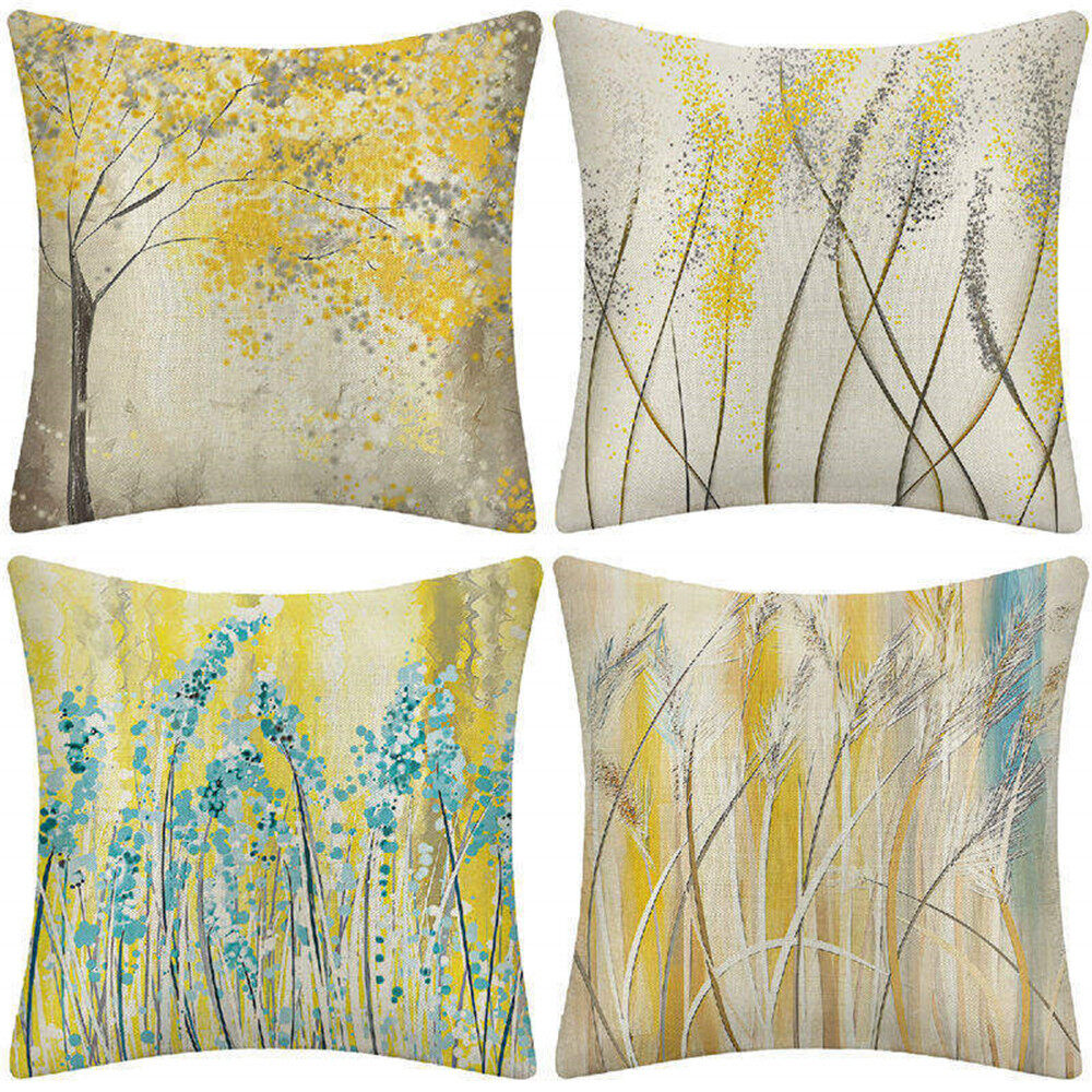 18x18 Inch 45 X Cm 4 Pack Cushion Covers Throw Pillow Case Chair Sofa