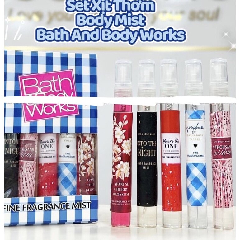 Xịt Thơm Body Mist Bath and Body Works Size Mini