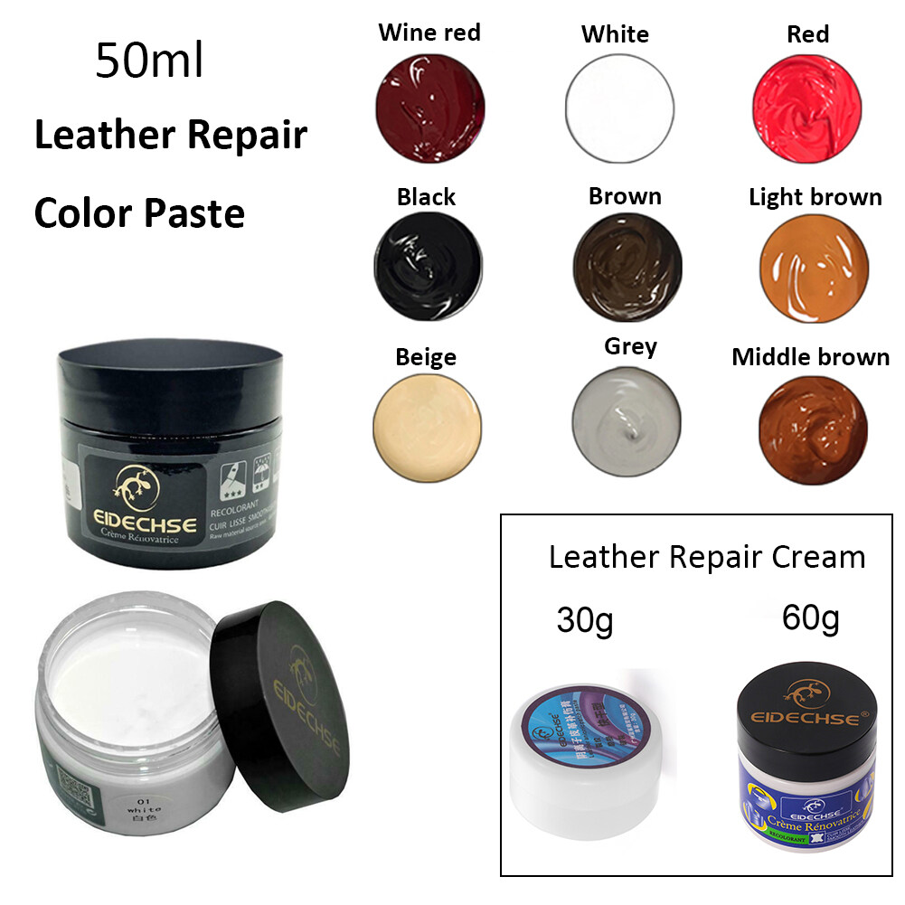 60g Car Seat Sofa Leather Repair Cream Color Paste Dye Colour Restorer Renew