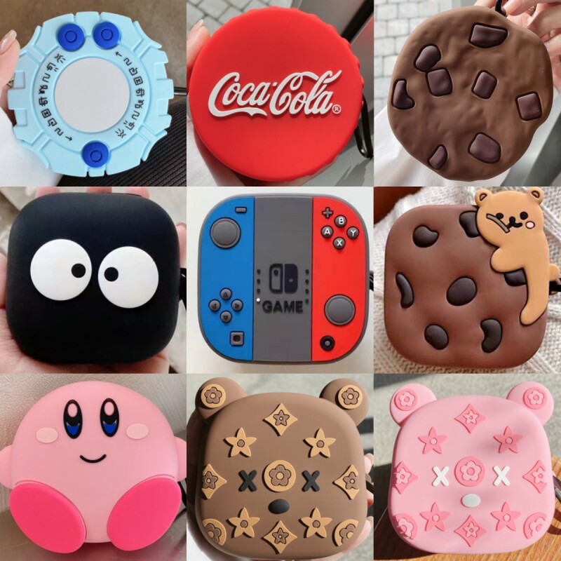 3D Cute Bear Cat Cookie Case For Beats Powerbeats Pro wireless bluetooth headset silicone Earphone Accessories