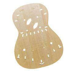 Baoblade 36 Inch Guitar Mẫu DIY Cổ Điển Guitar Phần Cơ Thể Cho Hermann Hauser